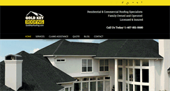 Desktop Screenshot of goldkeyroofing.com