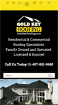 Mobile Screenshot of goldkeyroofing.com